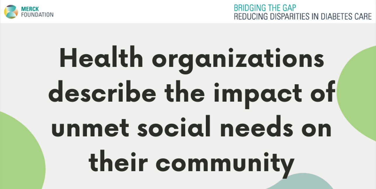 Health organizations describe the impact of unmet social needs on their community Thumbnail
